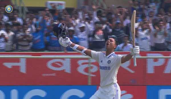 Jaiswal third youngest Indian after Gavaskar, Kambli to hit Test double ton