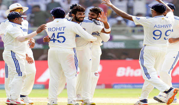 Visakhapatnam Test: India beat England by 106 runs, level series