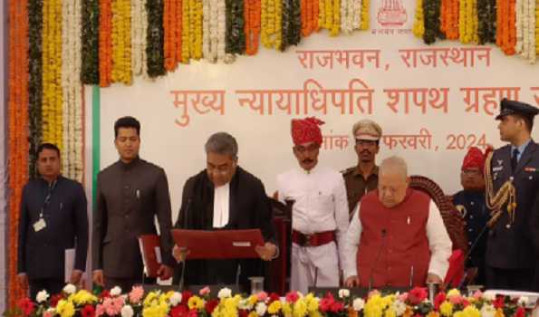 MM Shrivastava sworn in as Chief Justice of Raj HC