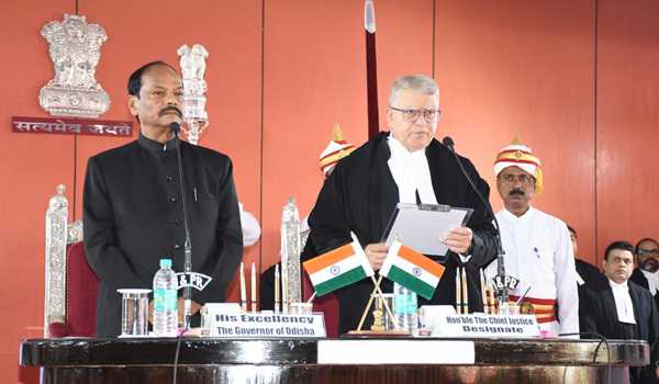 Justice Chakradhari Singh sworn in as Chief Justice of Orissa HC