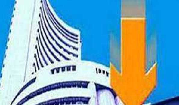 Sensex falls 34.09 points