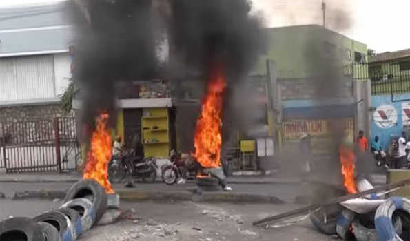 5 people die, 3 detained in clashes with police amid protests across Haiti
