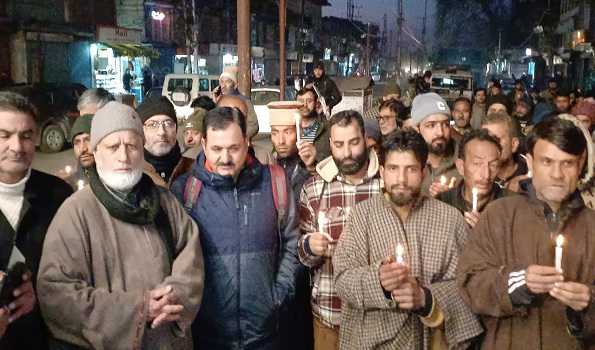 Candlelight marches in Kashmir against killing of non-local workers