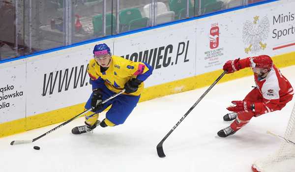 Ukraine beats Poland in shootout in ice hockey Olympic qualifier