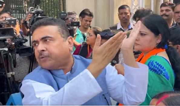 Suvendu seeks Guv intervention for restoring peace at Sandeshkhali, serves 24-hr ultimatum