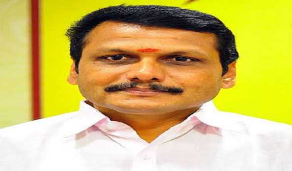 Arrested TN Minister without portfolio resigns : Multiple reports says he has sent in his papers to CM