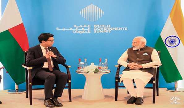 PM Modi and Madagascar Prez discuss on bilateral ties