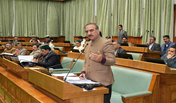 Sukhu presents Rs 10307. 59 Cr supplementary demands for grants in the assembly