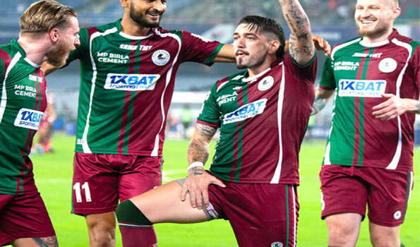Mohun Bagan move to second in standings after thumping win over NEUFC in ISL
