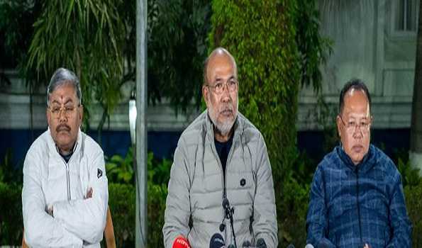 Manipur: CM orders probe, condemns attack on National flag, govt offices