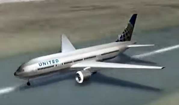United Airlines Boeing 757 flight makes emergency landing due to wing damage