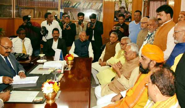 Narendra Narayan Yadav files nomination for Dy. Speaker post of Bihar Assembly