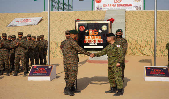India-Japan joint exercise Dharma Guardian begins in Rajasthan