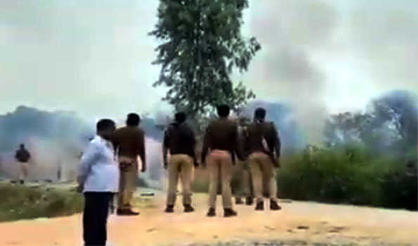 Four killed, 8 injured as firecracker factory catches fire