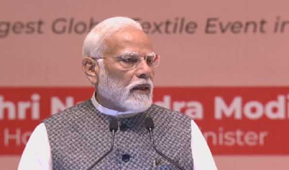 Govt working on all fronts to boost textile sector, says PM Modi at Bharat Tex 2024