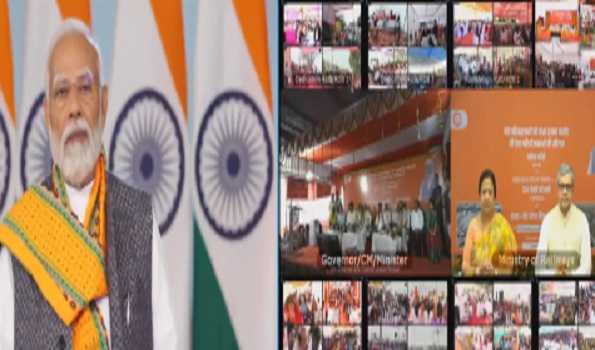 PM Modi inaugurates & lays foundation of 2000 railway projects worth over Rs 41,000 Crore