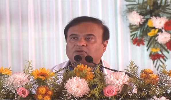 Assam CM distributes land title deeds to beneficiaries