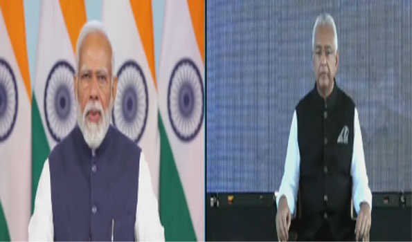 PM Modi & his Mauritius counterpart virtually inaugurates key development projects