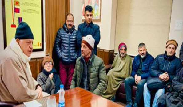 NC is working with an ultimate goal to secure J&K's identity:  Farooq Abdullah