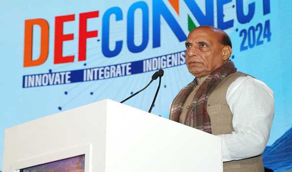 Depending on import of weapons can be fatal for strategic autonomy: Rajnath Singh