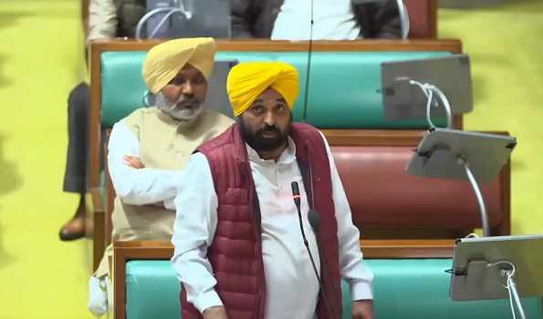 Punjab: CM assails opposition for running away from Guv. address debate