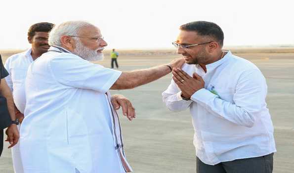 PM hails BJP Karyakarta Aswanth Pijas