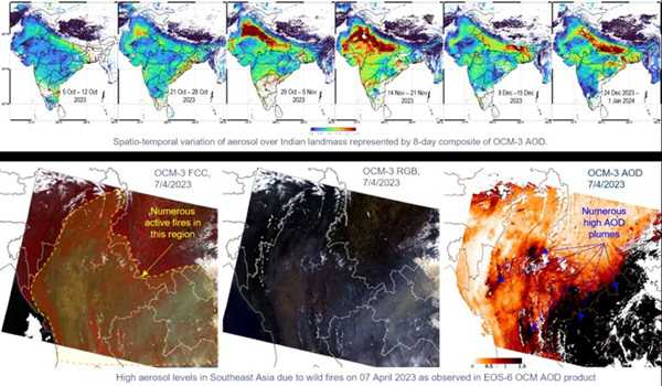 ISRO develops OCM-3 AOD product to determine air quality dynamics over Indian subcontinent like never before