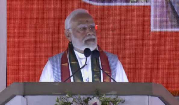 Telangana: PM Modi launches developmental projects worth Rs 7,200 Cr in Sangareddy