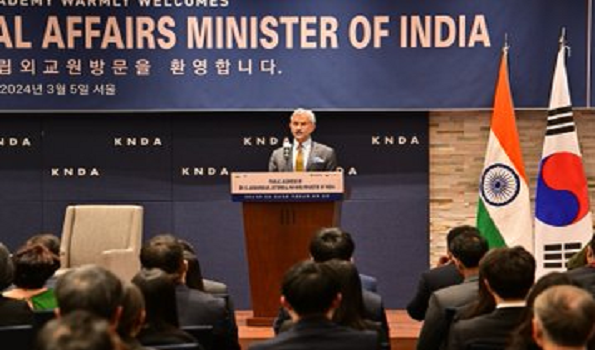 EAM Jaishankar's holds meeting with South Korea's PM Han Duck-soo