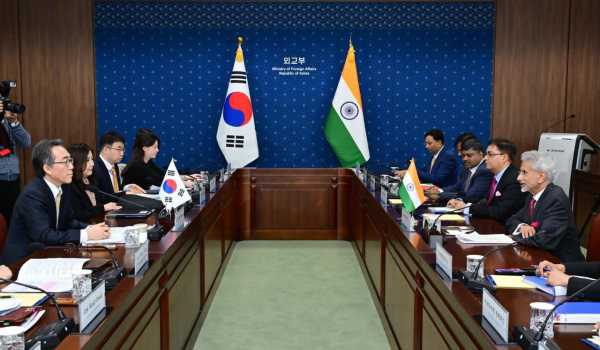 S Jaishankar co-chairs 10th India-S Korea joint commission with Korean counterpart