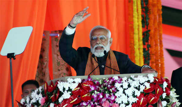'Cong, allies misguiding people of JK over now abrogated Article 370' : PM Modi
