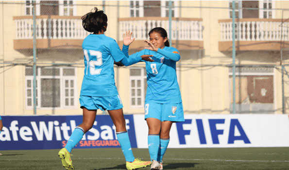 India outclass Nepal to make SAFF U16 Women’s Championship final