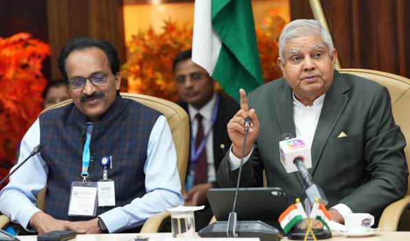 Vice Prez Jagdeep Dhankhar lauds ISRO for its culture of gender diversity