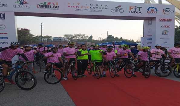 Fit India pink Cyclothon 2024 promotes women’s health and inclusivity