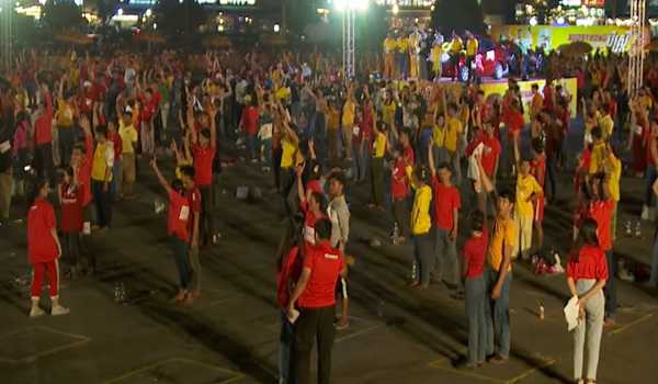 Cambodia sets Guinness World Record for most pairs performing bridal carries simultaneously