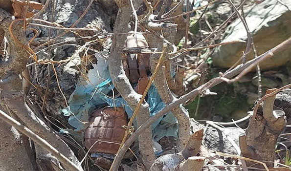 Rusted grenades, bullets found in J&K's Rajouri