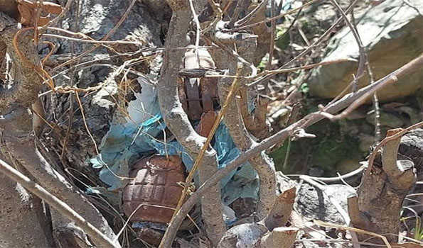 Rusted grenades, bullets found in J&K