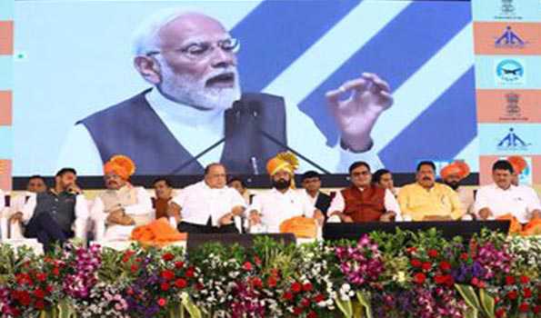 Modi inaugurates new terminal of Kolhapur Airport online