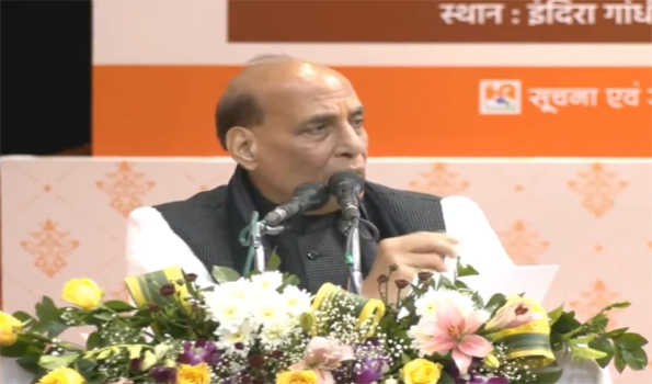 Lucknow is making rapid strides towards prosperity: Rajnath Singh