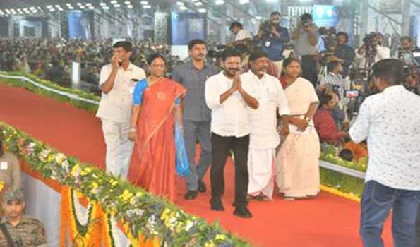 Telangana: CM launches "Mahalakshmi Swasakthi Mahila" scheme