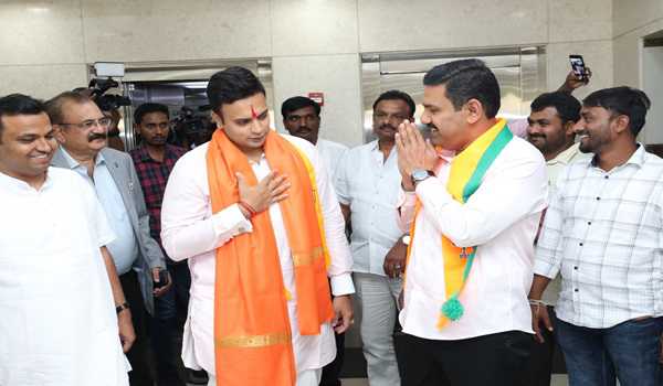 Wadiyar's entry into BJP good for Mysuru region and Karnataka: Vijayendra Yediyurappa
