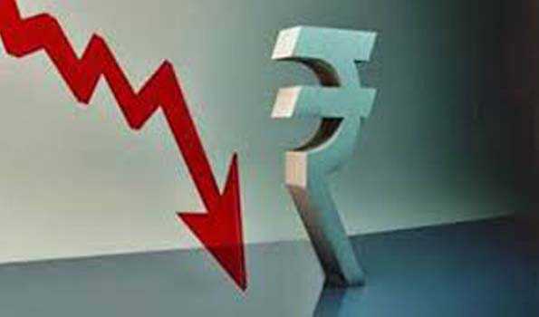 Rupee down 8 paise against USD