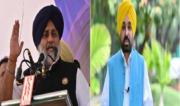 Badal serves Legal Notice to CM Mann, asks him to apologize within Seven days