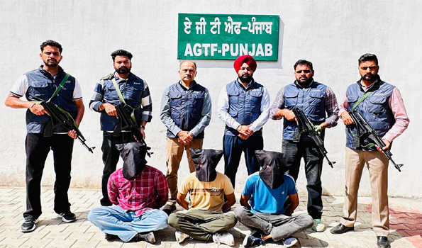 AGTF Punjab arrests 3 operatives of Lawrence Bishnoi & Goldy Brar gangs