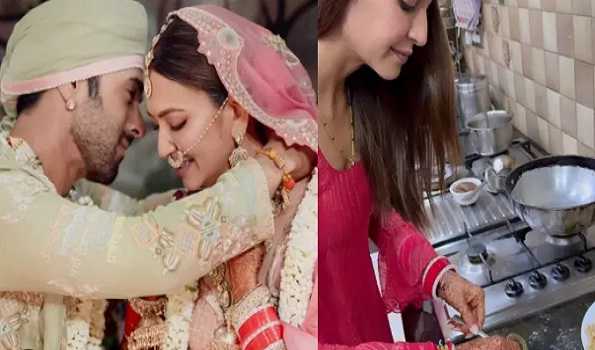 Kriti Kharbanda makes her 'Pehli Rasoi' after dreamy wedding with Pulkit Samrat