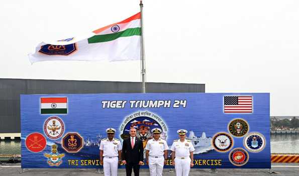 India, US hold exercise Tiger Triumph-24 onboard INS Jalashwa