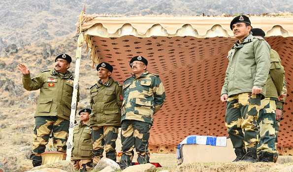 BSF SDG asks jawans  to thwart any attempts to disrupt peace  in  valley