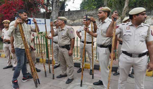 Delhi Police imposes Section 144 at Patel Chowk amid AAP protest