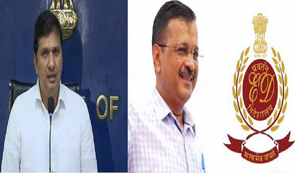Kejriwal issues another order for Delhi govt from ED