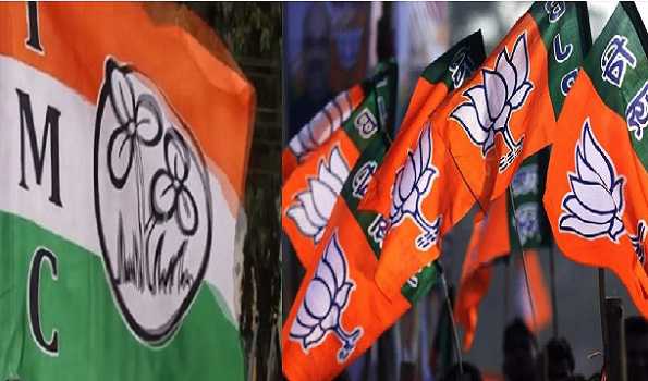 Six people injured after TMC-BJP clashes in S 24 Parganas in poll bound WB
